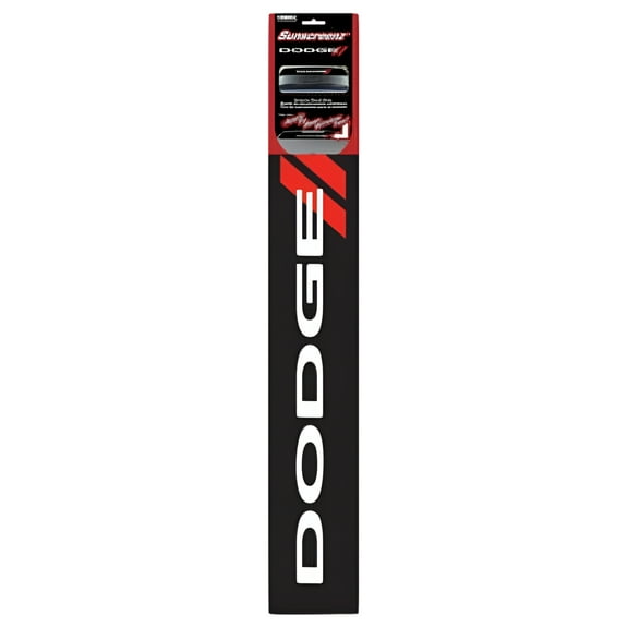 Chroma Dodge Red Stripes Automotive Decal, White red, 35"X5.25"