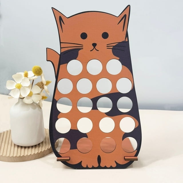 HUASHENG Cat Coffee Pod Holder For Cup Holder Black Coffee Pod Organizer Pod Holder For Counter