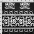 thumbnail image 4 of oneOone Cotton Jersey Black Fabric Asian Block Sewing Craft Projects Fabric Prints By Yard 58 Inch Wide, 4 of 4