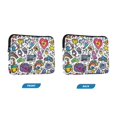 thumbnail image 7 of FORMRS 15-15.6 inch Laptop Sleeve Case Soft Carrying Quilted Computer Bag Cover, White Doodle Pattern, 7 of 7