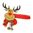 thumbnail image 1 of Christmas Door Cover Santa Claus With Bells For Door Handle Protection 5.1 in x 5 in Multicolor Cloth, 1 of 6