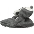 thumbnail image 6 of Hudson Baby Baby and Toddler Cozy Fleece and Faux Shearling Booties, Heather Charcoal, 2 Toddler, 6 of 9