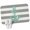 Gray turquoise, variant on Runner Rug 2.62'x6.56', Navy Blue Stripe Nautical Non Slip Backing Floor Mats Soft Area Rugs, Absorbent Muddy Dirt Trapping Carpet for Entryway Hallway Bedroom Kitchen Red Anchor Summer Coastal
