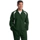thumbnail image 1 of SPORT-TEK Chaqueta raglán con bloques de colores altos para hombre XLT Verde bosque/Blanco deporte-tek TJST60, 1 of 1