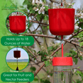 thumbnail image 2 of Songbird Essentials Ant Moat for Hummingbird Feeders Nectar Protector 18oz Red, 2 of 6