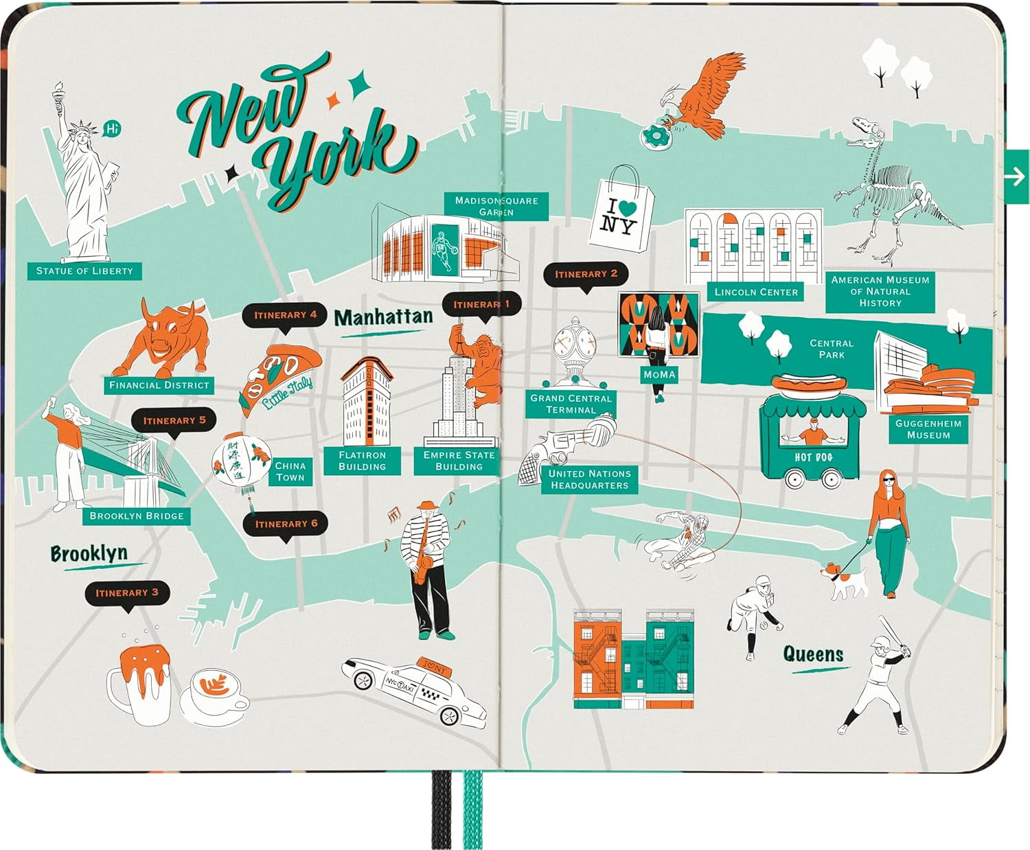 Moleskine LUXE x New York City Travel Guide Notebook, Pocket (3.5" x 5.5"), 112 pages