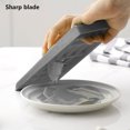 thumbnail image 4 of CuiLiyq Vegetable Slicer, 10.8" x 4.2" Stainless Steel Mandoline Food Slicer, Handheld Vegetable Chip Maker Food Chopper for Potato, Carrot, Vegetables, Zucchini (Gray), 4 of 9