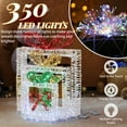 thumbnail image 3 of UBesGoo 3-Pack Iridescent Gift Box Decor, Pre-Lit LED Christmas Ornaments for Indoor Outdoor Display, Square, 3 of 10