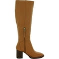 thumbnail image 2 of Sam Edelman Womens Elsy Leather Block Heel Knee-High Boots, 2 of 3