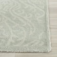 thumbnail image 3 of SAFAVIEH Bella Louella Abstract Wool Area Rug, Silver/Ivory, 4' x 6', 3 of 7