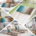 thumbnail image 5 of Aqua Brown Ombre Queen Size Pillow Cover, Pillowcase Protectors with Zipper, Breathable Decorative Throw Pillow Case Cover, Vintage Country Wooden Pillow Shams for Couch Sofa 20x30Inch, 5 of 8