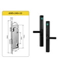 thumbnail image 2 of Fingerprint Double Two Side Waterproof Outdoor Smart Door Lock SUS Material For Slim Aluminum Swing Sliding Lock ,Easy to Use, 2 of 2