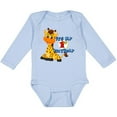 thumbnail image 3 of Inktastic 1st Birthday Giraffe Boys or Girls Long Sleeve Baby Bodysuit, 3 of 5