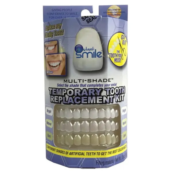 Instant Smile MULTISHADE Patented Temporary Tooth Repair Kit.