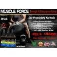 thumbnail image 3 of Three Pack - Body Building Supplement Muscle Force Max Strength & Endurance Drops 175mg of Proprietary Growth Formula, Muscle Building and Recovery, 3 of 7