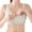 White, variant on Women Cotton Blend BraSeamless Wireless Support Bra Front Closure Design for All Day Comfort and Smooth Posture XL Light Gray