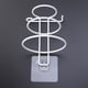 thumbnail image 5 of Soporte para secador de pelo de pared, soporte para secador de pelo, accesorios de baño (blanco), 5 of 6