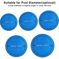 thumbnail image 2 of Pool Covers For 6 8 10 12 15 Ft Round Pools, Above Ground In-ground Pool Covers With Drawstring, Waterproof And Dustproof, Hot Tub Blanket Covers (8 F, 2 of 5
