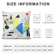 thumbnail image 5 of MLJA 80s 90s Memphis Throw Pillow Cover Memphis Geometric Pillowcase Retro Fashion Style Pillow Case Cushion Cover Abstract White Green Blue Cushion Case Cushion Case, 5 of 5