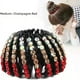thumbnail image 3 of Rizador de pelo con forma de nido de pájaro con diamantes de imitación del sur, anillo para el cabello, accesorios para el cabello perezosos, accesorios para la cabeza, artefacto para fijar la cola, 3 of 5