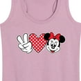 thumbnail image 3 of Mickey & Friends - Peace Love Mickey - Women's Racerback Tank Top, 3 of 5