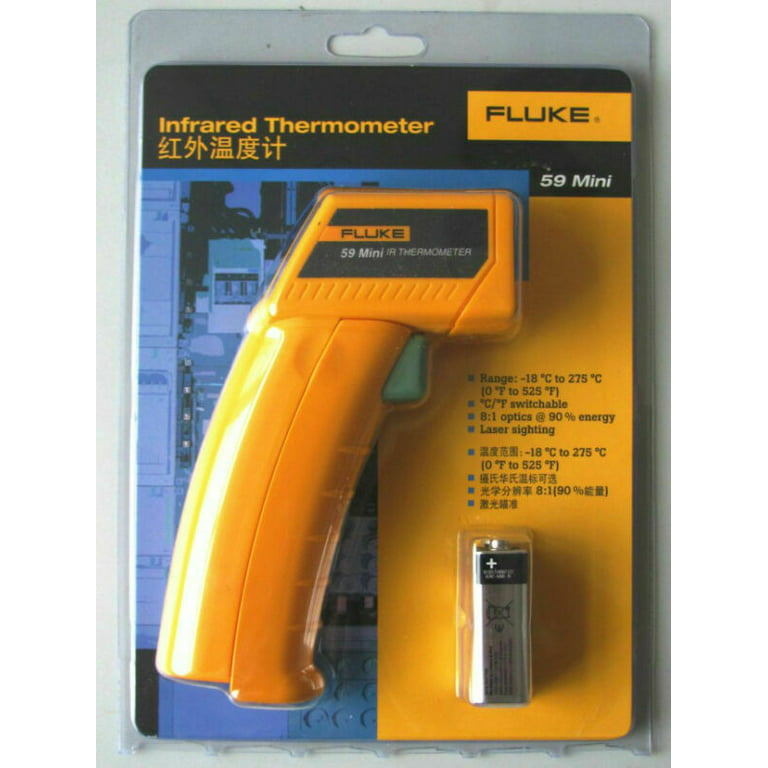 Fluke 59 Handheld Laser IR Infrared Thermometer Gun Temperature Meter  Tester 
