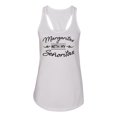 thumbnail image 3 of Wild Bobby, Black Señoritas Funny Cinco de Mayo Cinco De Mayo Ladies Racerback Tank Top, White, Medium, 3 of 5