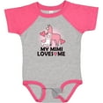 thumbnail image 3 of Inktastic My Mimi Loves Me Llama Girls Baby Bodysuit, 3 of 5