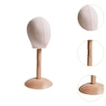 thumbnail image 6 of Bothyi Baby Head Model with Wooden Base Child Hat Organizer Stand s Barber Shops, 6 of 8