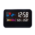 thumbnail image 1 of Yeacher 2618T Big Color Screen Weather Time Date Display Alarm Clock Multifunction Voice Control Temperature Humidity Alarm Function Home Tool, 1 of 6