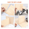 thumbnail image 3 of 60 Pack Unfinished Wood Sheets,Wood Thin Wood Board for House Aircraft Ship Boat Arts and Crafts,DIY Ornaments, 3 of 8