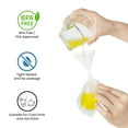 thumbnail image 3 of Muka 50 PCS 1.75 OZ Clear Spout Pouches Plastic Liquid Pouch for Juice, Wine, Beverage Packaging, 4.7Mil, 8.2MM Spout, 3 of 6