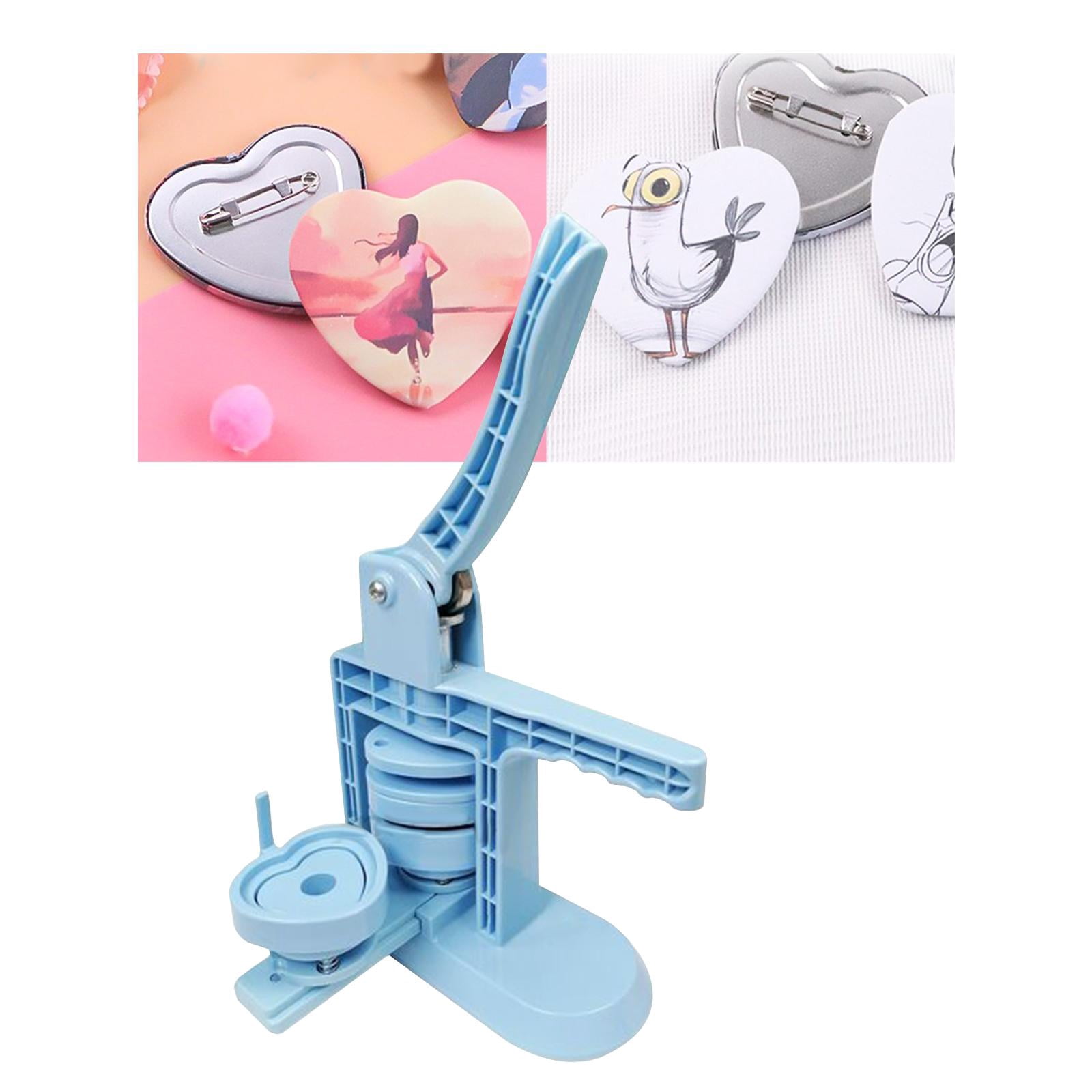 Button Badge Making Machine Heart Shape Button Maker Machine Lightweight Upgrade