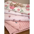 thumbnail image 4 of Modern Moments by Gerber Baby Neutral Super Soft Swaddle Blankets, 2-Pack, Flowers, One Size, 4 of 11