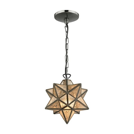 

10” Bronze Hanging 1-Light Small Star Mini Pendant Ceiling Light Fixture