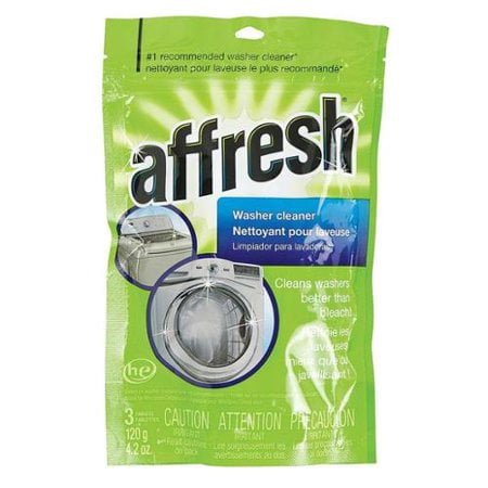 Affresh B01N9BYRL0 Whirlpool OEM High Efficiency Washer Cleaner, 3-Tablets, 4.2
