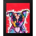 thumbnail image 2 of Dean Russo Collection 20x24 Black Modern Framed Museum Art Print Titled - Kiss Dog, 2 of 5