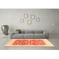 thumbnail image 3 of Ahgly Company Indoor Rectangle Abstract Orange Modern Area Rugs, 5' x 7', 3 of 4