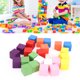 thumbnail image 5 of 2 Sets color bloque conjunto de madera pino niños geometría iluminación educación temprana juguete, 5 of 8