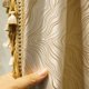 thumbnail image 4 of Custom Size Luxury French Modern Curtains for Living Room Bedroom Precision Jacquard Curtain Geometric Beige Lace Curtain Home, 4 of 5