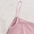 thumbnail image 4 of idosla Spaghetti Strap Crop Tank Tops for Women Cute Summer Camisoles for Teens Fitted Basic Layering Cami Undershirts (Light Pink, One Size), 4 of 8