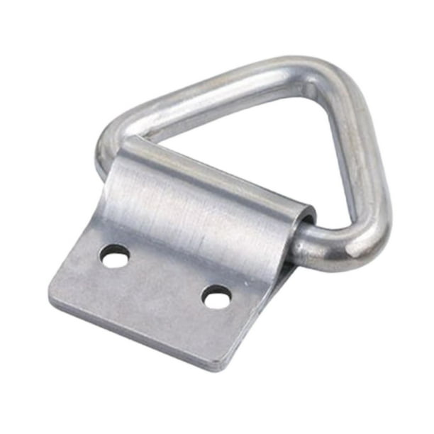 Gancho de anclaje para amarre de carga, lazo de anclaje, accesorio metálico, remolque portátil Plata 565x46 cm
