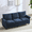 Blue, variant on BALUS Modern Sofa Set, Chenille Fabric and Solid Wood Frame, Sectional Sofa Set for Living Room,Light gray