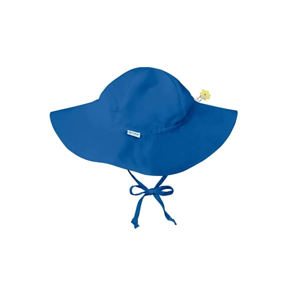 Iplay Brim Sun Hat for Baby Boys Sun Protection Wide Brimmed Hat- Solid Royal Blue-Infant 9-18 Months Baby Boy Hat Is Adjustable To Fit Outdoor Hat With Chin Strap; Pool Beach Floppy Fisherman Swim