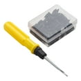 thumbnail image 3 of 80PCS Car Vacuum Tire Repair Nails Rubber Screw Nail + Screwdriver Fast Tool Set, 3 of 11