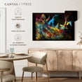 thumbnail image 5 of Elephant Stock Rhinoceros Color Grunge Wall Art - Horizontal Canvas Wall Art - Living Room Wall Decor - Animal Canvas - Gold And Black Decor - 51" x 34", 5 of 8