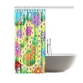 thumbnail image 2 of BPBOP Board Game Theme Bathroom Waterproof Fabric Shower Curtain 66x72 inches, 2 of 2