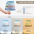 thumbnail image 4 of BZSMCE Table Lamp Creative Pink Reflection Pattern Simple Pattern Night Light, 4 of 8