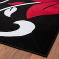 thumbnail image 2 of Luxe Weavers Modern Floral Red 8x10 Area Rug for Living Rooms, 2 of 7