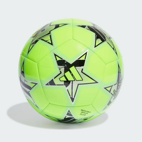 adidas UCL Club Soccer Ball Solar Green/Black/Silver Metallic 5